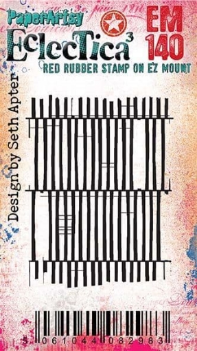 Picture of PaperArtsy Seth Apter Red Rubber Mini Stamp | Σφραγίδα Eclectica³ Mini 140