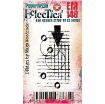 Picture of PaperArtsy Mags Woodcock Red Rubber Mini Stamp | Σφραγίδα Eclectica³ Mini EM148