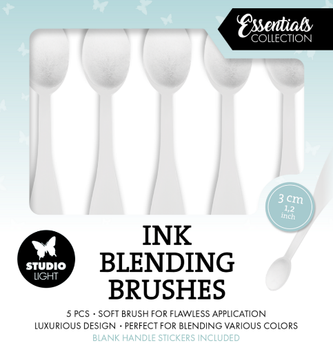 Picture of Studio Light Essentials Ink Blending Brushes Soft 3cm | Πινέλα Blending Μελανιών, Σετ 5τεμ.