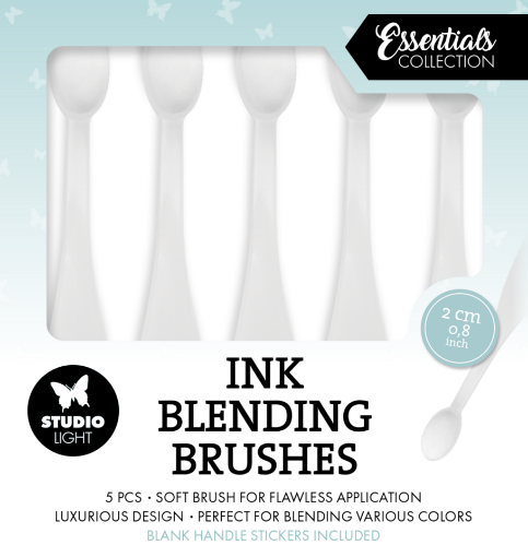 Picture of Studio Light Essentials Ink Blending Brushes Soft 2cm | Πινέλα Blending Μελανιών, Σετ 5τεμ.
