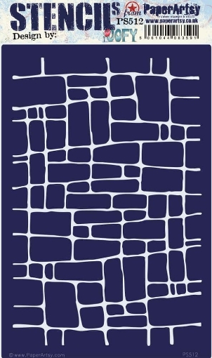 Picture of PaperArtsy Stencil για Mixed Media & Texture Backgrounds 16 × 24 cm - JOFY PS512