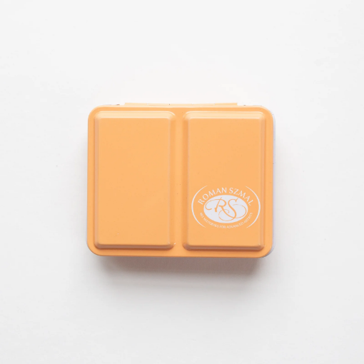 Picture of Roman Szmal Empty Mini Metal Box for Watercolours Apricot – Mini Μεταλλική Παλέτα Ακουαρέλας, 12 Θέσεων