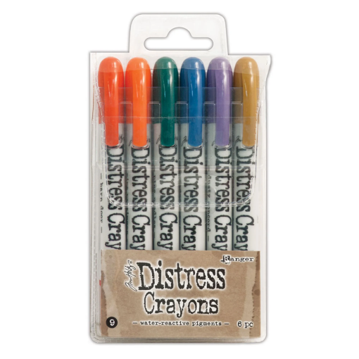 Picture of Tim Holtz Distress Crayons | Σετ Υδατοδιαλυτών Sticks Χρωστικής για Mixed Media – Set 9