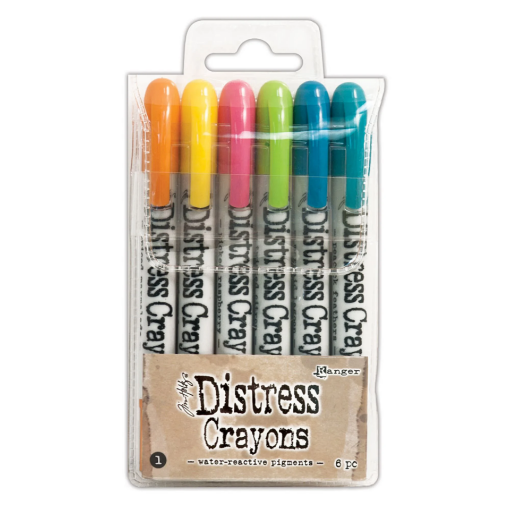 Picture of Tim Holtz Distress Crayons | Σετ Υδατοδιαλυτών Sticks Χρωστικής για Mixed Media – Set 1