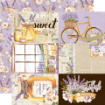 Picture of Simple Stories Simple Vintage Lavender Fields Collection Kit – Χαρτιά Scrapbooking Διπλής Όψης 12×12″ με Αυτοκόλλητα
