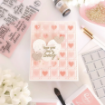 Picture of Pinkfresh Studio Artful Foundations Stamp Heartfelt Chapters | Σετ Διάφανων Σφραγίδων με Sentiments, 12τεμ.
