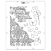 Picture of Sizzix Petal Play Stencil A4 by 49 & Market | Floral Στένσιλ Mixed Media
