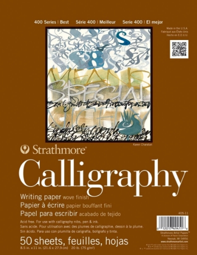 Picture of Strathmore 400 Series Calligraphy Pad 8.5" X 11" | Μπλοκ Καλλιγραφίας για Πένα, Μελάνι & Hand Lettering