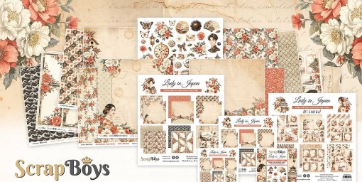 Picture of ScrapBoys Συλλογή Scrapbooking – Lady in Japan