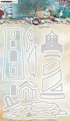 Picture of Studio Light Tide of Hope | Μεταλλικές Μήτρες Κοπής, Lighthouse, 18τεμ.