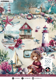 Picture of Studio Light Tide of Hope Die-Cut Paper - Μπλοκ με Εφήμερα Διακοσμητικά, Blush