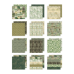 Picture of Tim Holtz Idea-ology Συλλογή Χαρτιών Scrapbooking Διπλής Όψης 12x12 Inch – Palette Collection Green