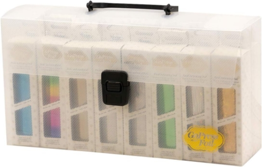 Picture of Couture Creations GoPress Heat Activated Foils Storage Box | Σετ Θερμικών Foil Χρυσοτυπίας & Κουτί Αποθήκευσης – Must Have, 16τεμ.