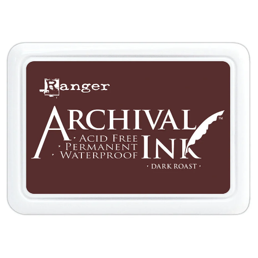 Picture of Ranger Archival Ink Pad | Μόνιμο Αδιάβροχο Μελάνι Σφραγίδας - Dark Roast