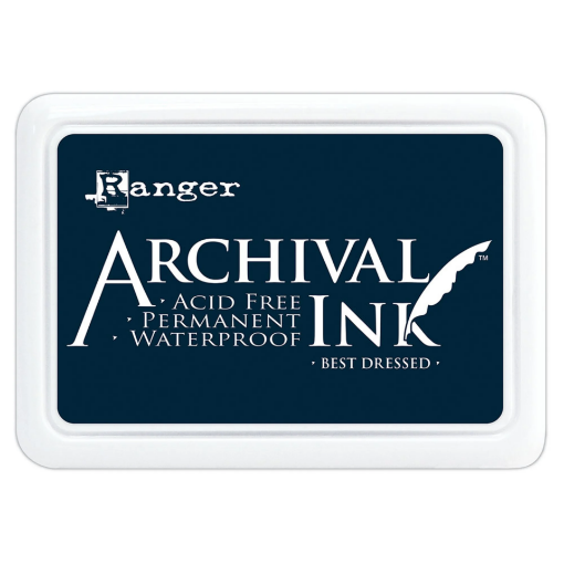 Picture of Ranger Archival Ink Pad Best | Μόνιμο Αδιάβροχο Μελάνι Σφραγίδας - Best Dressed