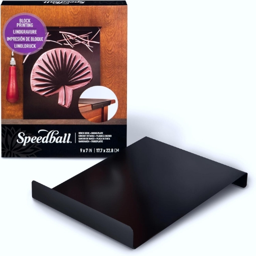Picture of Speedball Bench Hook + Inking Plate | Μεταλλική Βάση Χαρακτικής & Πλάκα Μελανώματος