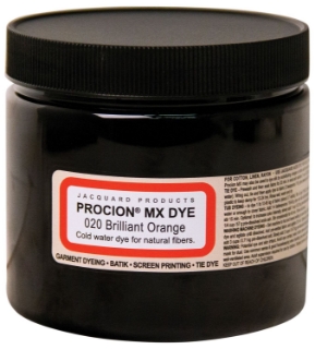Picture of Jacquard Procion MX Fiber Reactive Cold Water Dye | Βαφή Υφάσματος με Κρύο Νερό 8oz – Brilliant Orange