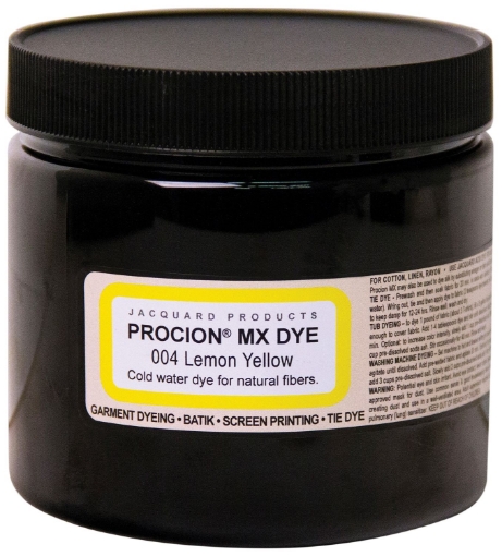 Picture of Jacquard Procion MX Fiber Reactive Cold Water Dye | Βαφή Υφάσματος με Κρύο Νερό 8oz – Lemon Yellow