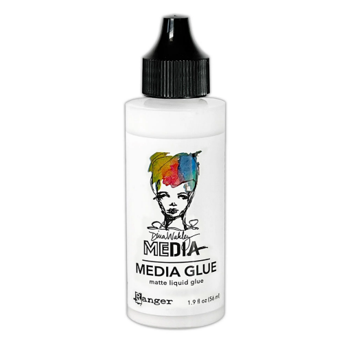 Picture of Dina Wakley MEdia Glue | Κόλλα Ματ για Mixed Media & Κολάζ,  56ml