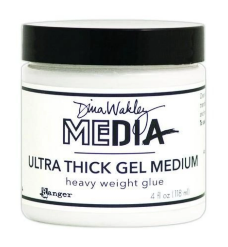 Picture of Dina Wakley MEdia Ultra Thick Gel Medium 118ml (4oz) | Heavy Gel Medium για Κολάζ & Mixed Media
