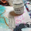 Picture of Dina Wakley MEdia Gel Medium Soft 118ml (4oz) | Ματ Gel Medium για Ακρυλικά, Κολάζ & Mixed Media
