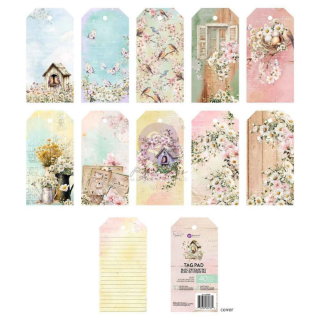 Picture of Prima Marketing Μπλοκ Scrapbooking με Διακοσμητικά Tags - Among the Wildflowers, 3"x6" (40 Φύλλα)