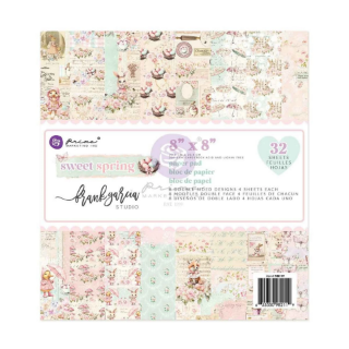 Picture of Prima Marketing Μπλοκ Scrapbooking Διπλής Όψης - Sweet Spring, 8"x8"