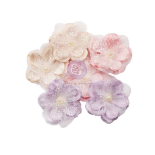 Picture of Prima Marketing Sweet Spring Flowers Χειροποίητα Διακοσμητικά Λουλούδια - Soft & Fuzzy, 6 Τεμ.