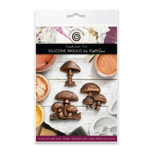 Picture of Katy Sue Designs Silicone Mould Cosmic Shimmer Καλούπι Σιλικόνης –   Toadstool Trio