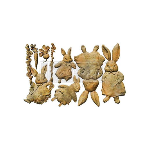 Picture of Re-Design with Prima Decor Mould Καλούπι Σιλικόνης 5"x8" - Bunny Trail Tales