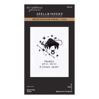 Picture of Spellbinders BetterPress Block Print Taurus Press + Foil Plates | Μήτρες Letterpress & Hot Foil - Ταύρος