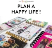 Picture of Happy Planner Mini Discs 0.75" Dragonfly Marble | Δίσκοι Βιβλιοδεσίας Mini, 11 τεμ.