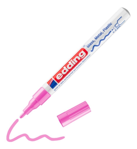 Picture of Edding 751 Gloss Paint Marker Pink – Ακρυλικός Μαρκαδόρος Gloss Ροζ 1-2mm