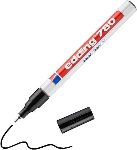Picture of Edding 780 Gloss Paint Marker Black – Ακρυλικός Μαρκαδόρος Gloss Μαύρος 0.8mm