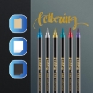 Picture of Edding 1340 Brush Pen Metallic Set 6τεμ. | Σετ Brush Pens με Μεταλλικές Αποχρώσεις
