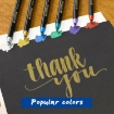 Picture of Edding 1340 Brush Pen Metallic Set 6τεμ. | Σετ Brush Pens με Μεταλλικές Αποχρώσεις