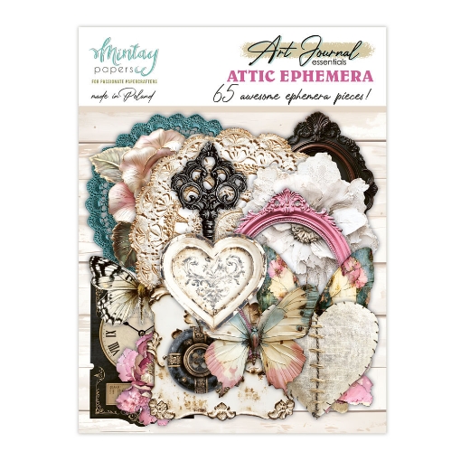 Picture of Mintay Art Journal Essentials Διακοσμητικά Εφήμερα - Attic, 65 τεμ.