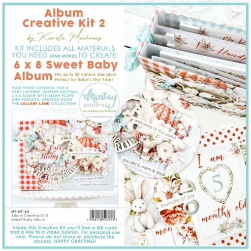 Picture of Mintay Papers Creative Kit – Class In a Box “Sweet Baby”, Baby Album 6" x 8"