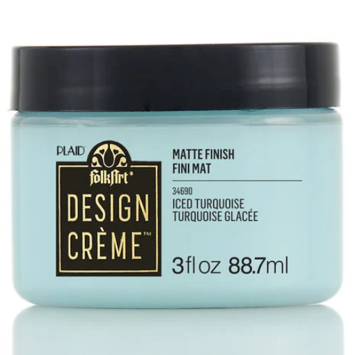 Picture of FolkArt Design Crème | Ακρυλική Πάστα Διαμόρφωσης – Iced Turquoise, 3 oz