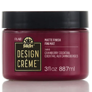 Picture of FolkArt Design Crème | Ακρυλική Πάστα Διαμόρφωσης – Cranberry Cocktail, 3 oz