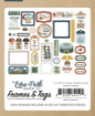 Picture of Echo Park Frames & Tags | Πλαίσια & Ετικέτες από Cardstock - It’s Time To Travel (34 τεμ.)
