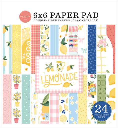Picture of Carta Bella Paper Pad | Μπλοκ Scrapbooking, Lemonade 6" x 6"