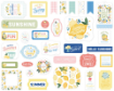 Picture of Carta Bella Ephemera | Διακοσμητικά Στοιχεία από Cardstock, Lemonade (33 τεμ.)
