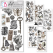 Picture of Ciao Bella Art Stickers Transparent Adhesive Sheets - Typographic, 5 Φύλλα