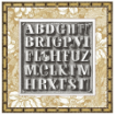 Picture of Ciao Bella Σετ Χαρτιών 6"x6" Deluxe Pearl Copper & Vellum - Typographic, 6 τεμ.