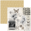 Picture of Ciao Bella Μπλοκ Scrapbooking 12"x12" - Typographic Patterns Pad, 8 τεμ.