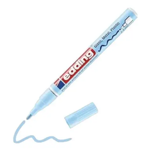 Picture of Edding 751 Gloss Paint Marker Pastel Blue - Ακρυλικός Μαρκαδόρος Gloss Παστέλ Μπλε 1-2mm