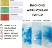 Picture of Baohong Classic Watercolor Paper Pad | Μπλοκ Ακουαρέλας Hot Press 18 x 12,5 cm, 20 Φύλλα, 300gsm
