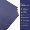 Picture of Olino Cotton Paper | Χειροποίητο Βαμβακερό Χαρτί A4, 200gsm, Denim Blue, 10 τεμ.