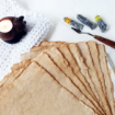 Picture of Lamali Handmade Cotton Rag Paper 24 x 36 cm | Χειροποίητο Χαρτί 100% Βαμβάκι 120gsm - Tea, 10 τεμ.
